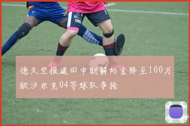 德天空报道田中聪解约金降至100万欧沙尔克04等球队争抢